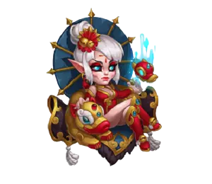 Morrigan em Hero Wars Mobile