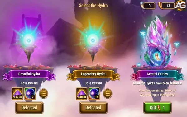 Cristal de Fadas, Hero Wars Alliance.