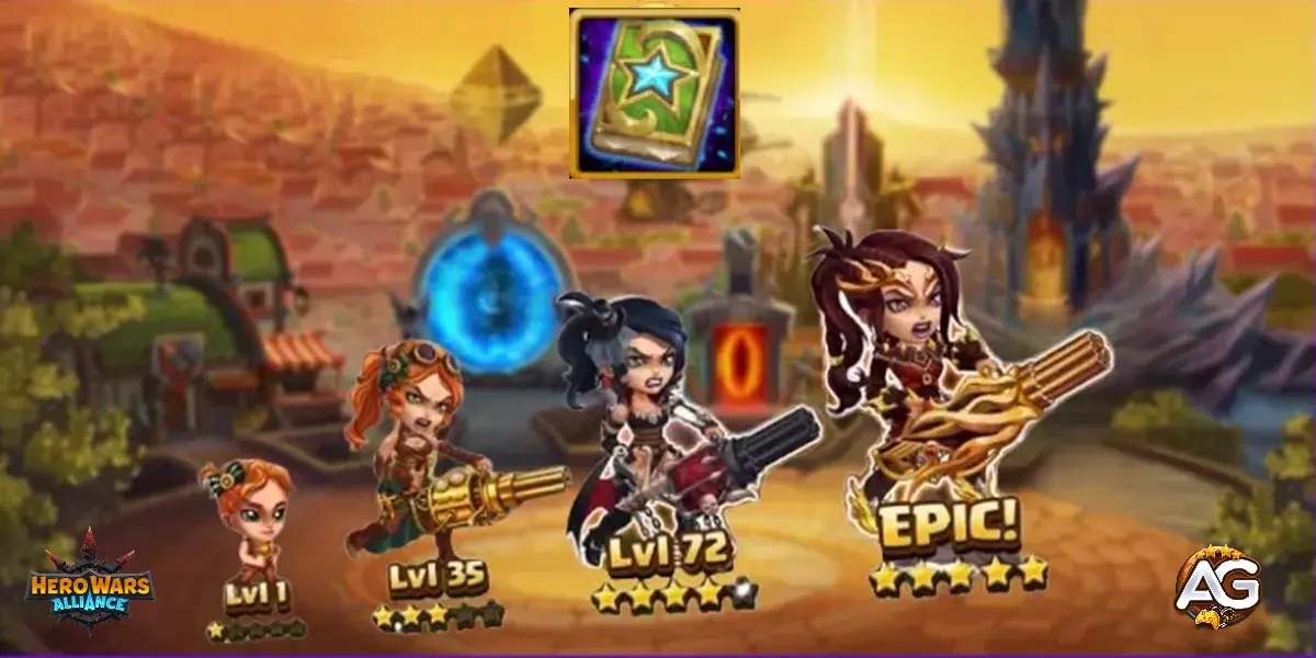Guia para Maximizar os Livros de Evolução, Hero Wars Mobile.